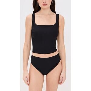 NWT Stylest Dreamsculpt Tankini Swimsuit Top Black M